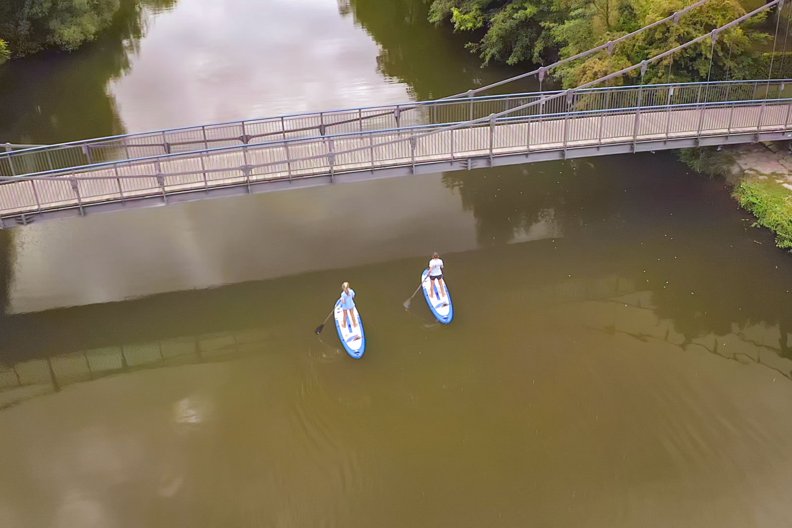 Standuppaddle Kochertalbrücke